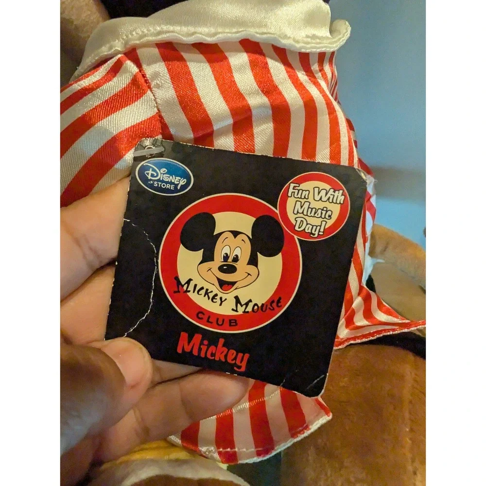 Disney Store Mickey Mouse‎ Club Plush Toy Fun With Music Day Outfit
